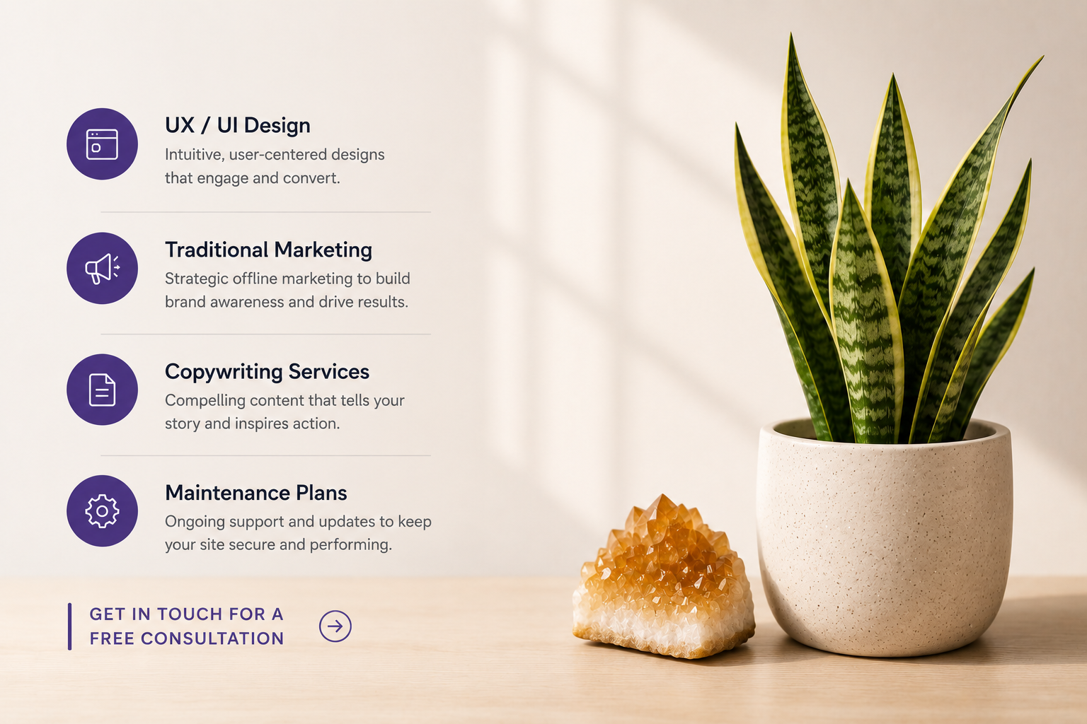 Citrine Groupe supporting marketing and technical services
